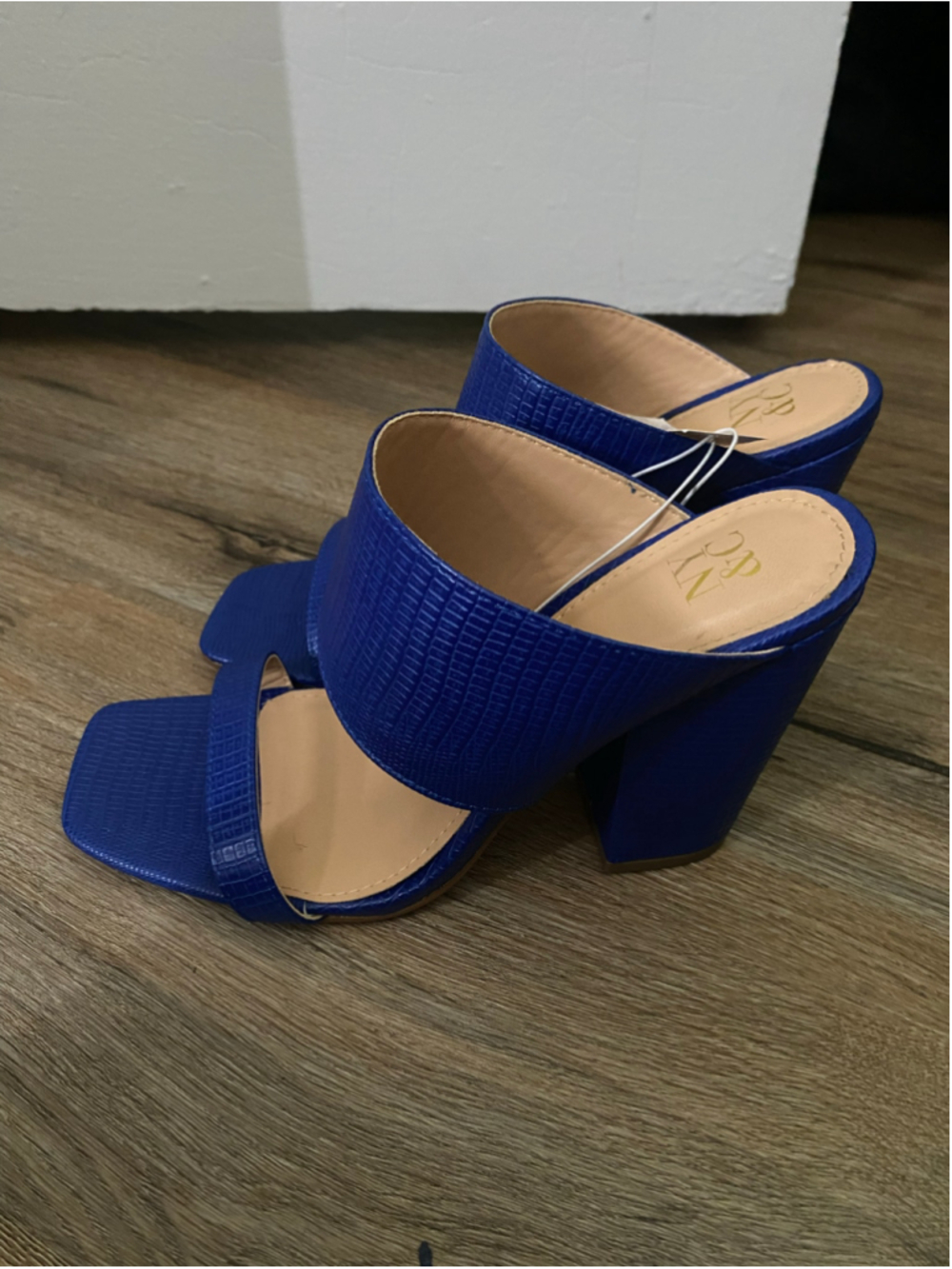 New York and Company blue heels